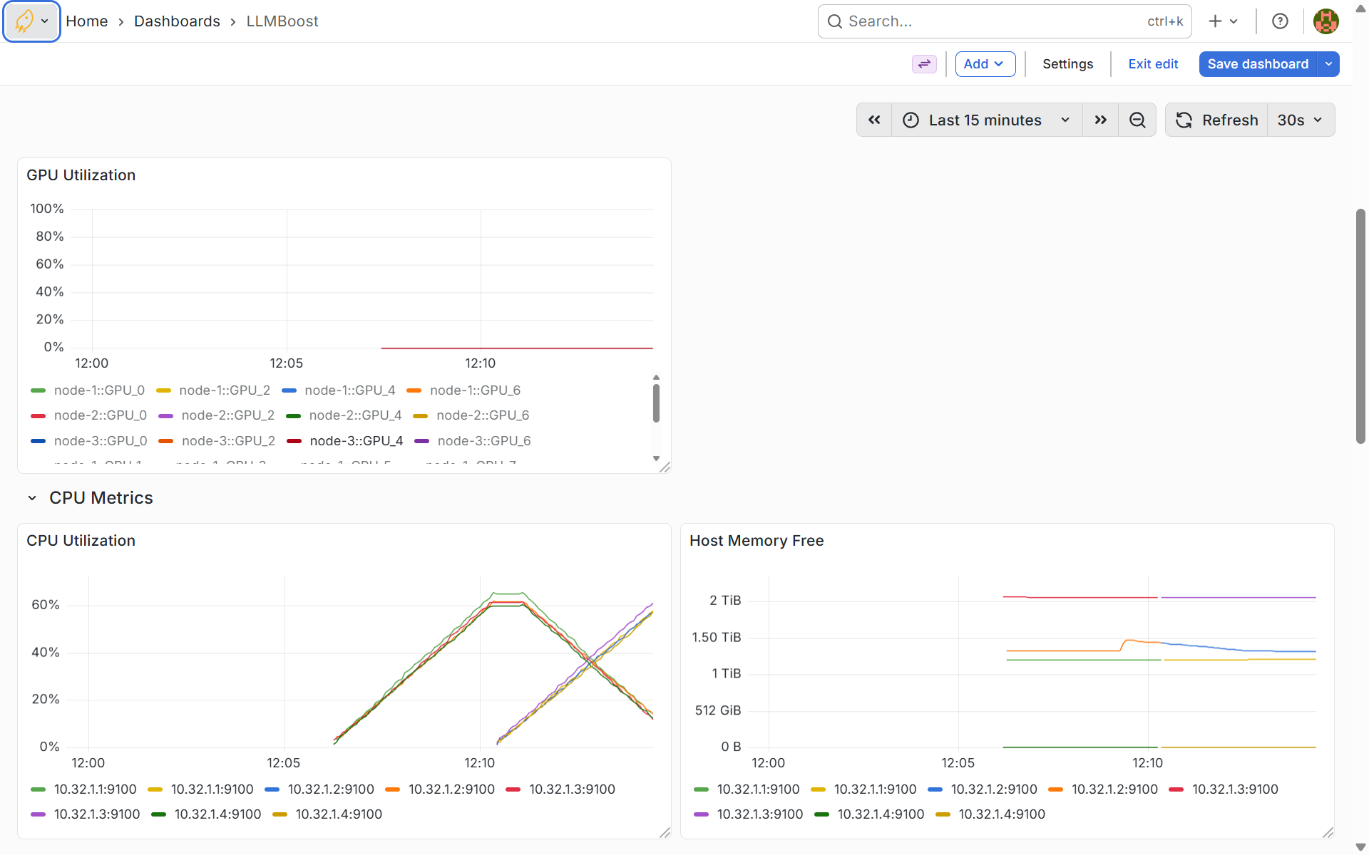 Monitoring - GPU and CPU